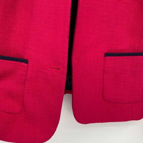 Banana Republic Womens Maui Rose Cotton Long Sleeve One Button Blazer Size 6 - Picture 4 of 12